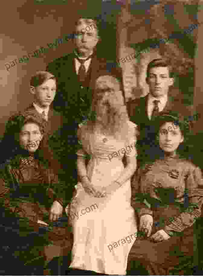 A Faded Black And White Family Portrait, Capturing The Elegance And Mystery Of A Bygone Era. The Secret Legacy Jeannie Meekins