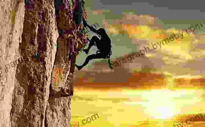 A Person Climbing Over A Rock Wall, Representing The Challenges And Obstacles That We Face In Life. Everything Is Possible: Finding The Faith And Courage To Follow Your Dreams