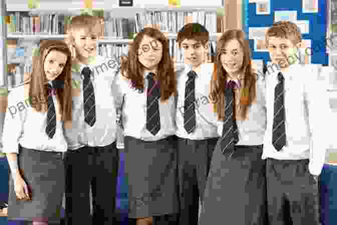 A Photo Of A Group Of Students In A London Prep School Uniform, Walking Through A Grand Hallway The Kiss (London Prep 3)