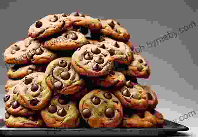 A Photo Of A Pile Of Freshly Baked Cookies With Various Chocolate Chips And Nuts. Master Cake Book: Over 300 Dessert Baking Recipes Such As Cakes Cupcakes Pies And Cookies