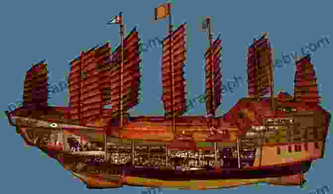 Admiral Zheng He Standing On The Deck Of A Treasure Ship Seven Voyages: How China S Treasure Fleet Conquered The Sea