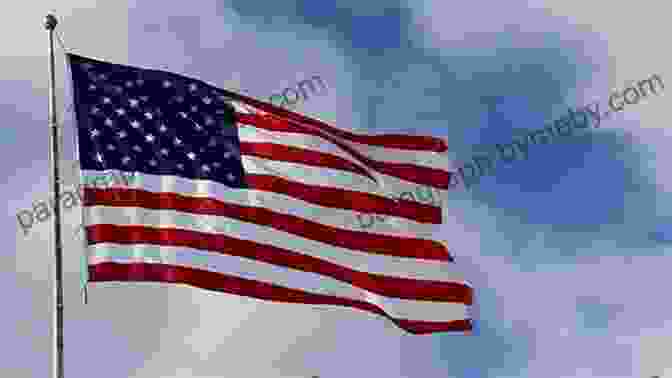 American Flag Waving Against A Blue Sky, Symbolizing The Widespread Influence Of US Popular Culture An To Popular Culture In The US: People Politics And Power