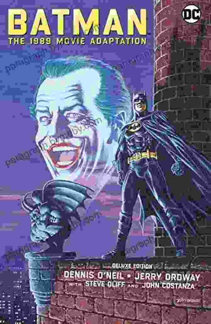 Batman: The 1989 Movie Adaptation Deluxe Edition Cover Featuring Batman And Joker Batman: The 1989 Movie Adaptation Deluxe Edition