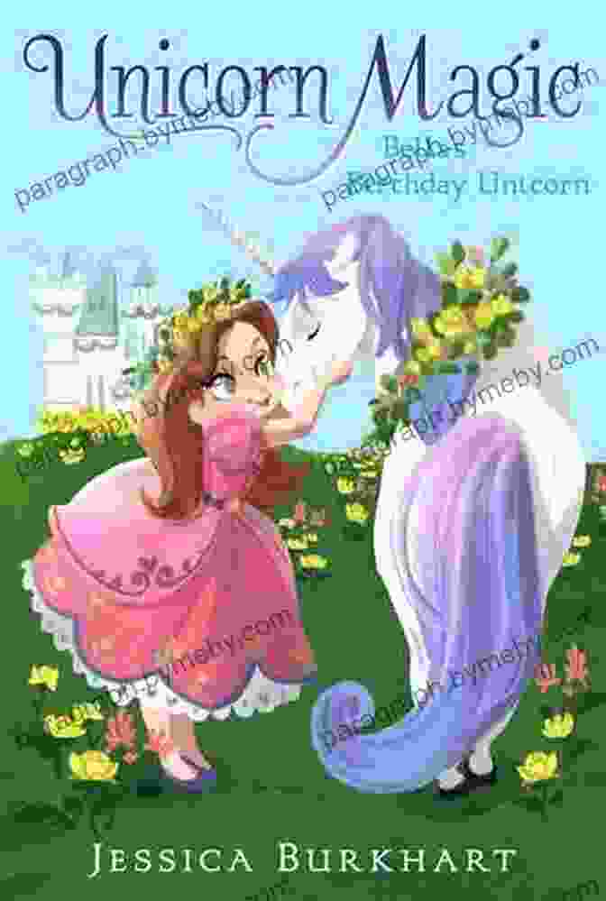 Bella Birthday Unicorn Magic Book Cover With A Beautiful Unicorn On A Sparkling Background Bella S Birthday Unicorn (Unicorn Magic 1)