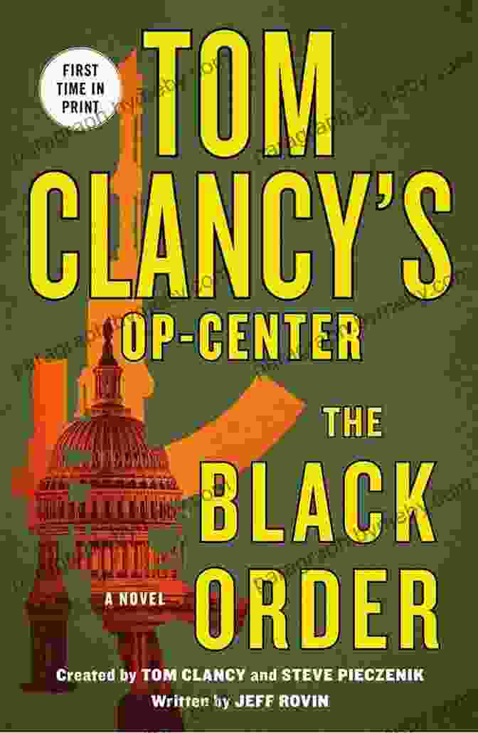 Book Cover Of Op Center 10 By Tom Clancy And Steve Pieczenik, Featuring A Team Of Operatives In Action. Sea Of Fire: Op Center 10 (Tom Clancy S Op Center)