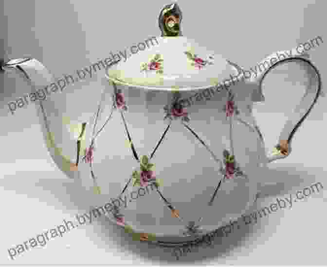 Detailed Painting Of A Porcelain Tea Pot, Highlighting Its Intricate Design CLASSICAL STILL LIFE TUTORIAL: Still Life With Peaches Dutch Tea Pot Flute Glass (Oil Painting Tutorials)