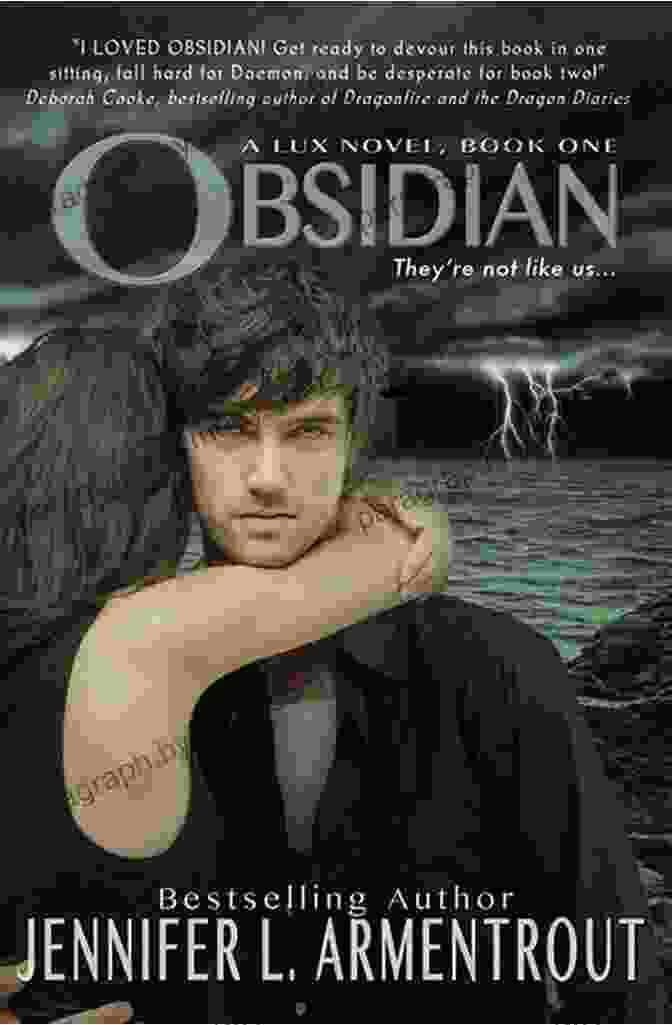 Obsidian Lux Book Cover Featuring A Young Mage Holding A Glowing Orb In A Dark Forest Obsidian (A Lux Novel 1)