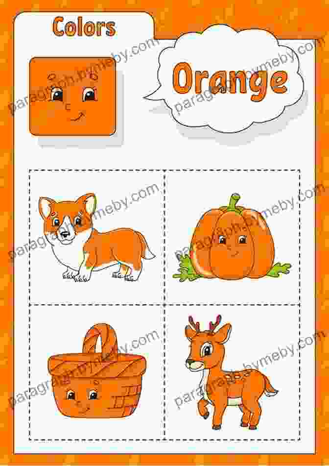 Orange Carrot Learn Colours Flashcards (Learn Colors Flashcards 1)