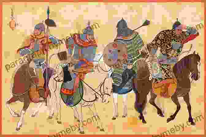 Painting Of Mongol Warriors On Horseback By Elizabeth II Of Russia The Mongols: A History Jeremiah Curtin