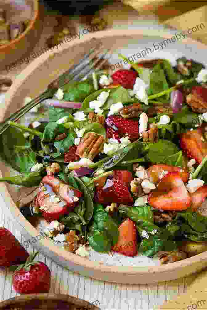 Refreshing Strawberry, Spinach, And Feta Salad Spencer Spider S Succulent Salads Cook