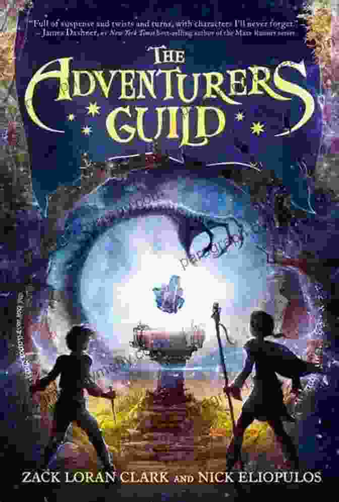 The Adventurers Guild Book Cover Featuring A Group Of Adventurers Facing A Dragon The Adventurers Guild Zack Loran Clark