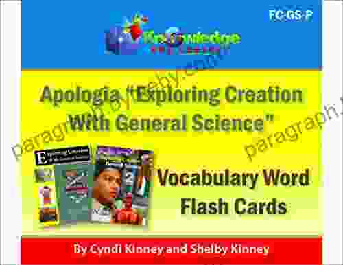 Apologia Vocabulary Word Flash Cards Exploring Creation with General Science